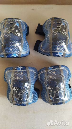 Роликовая защита, наколенники