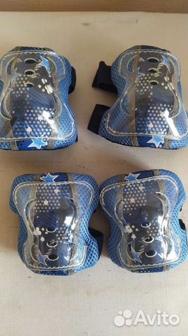 Роликовая защита, наколенники