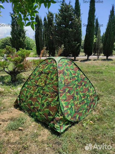 Палатка 3-х местная. Автоматический каркас