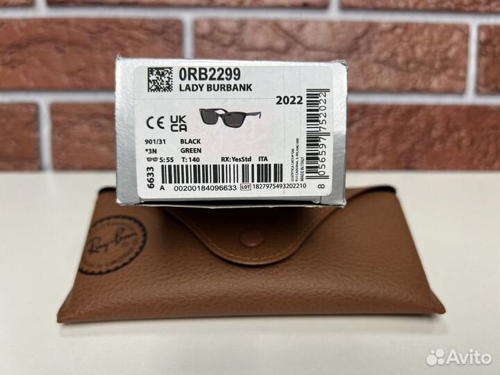 Очки Ray Ban Lady Burbank RB 2299 901/31-Оригинал