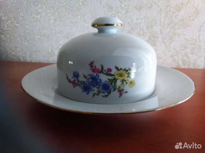 Масленка фарфор ГДР