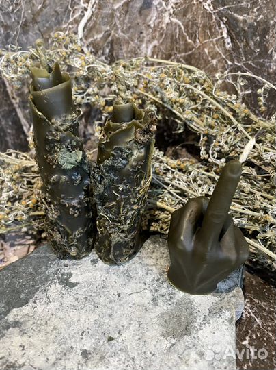 Свечи из полыни на мощную чистку