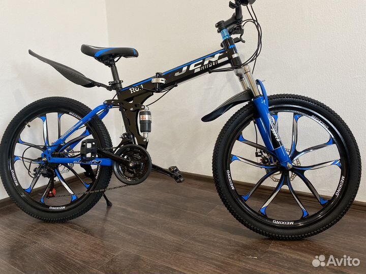 Складной велосипед на литых дисках