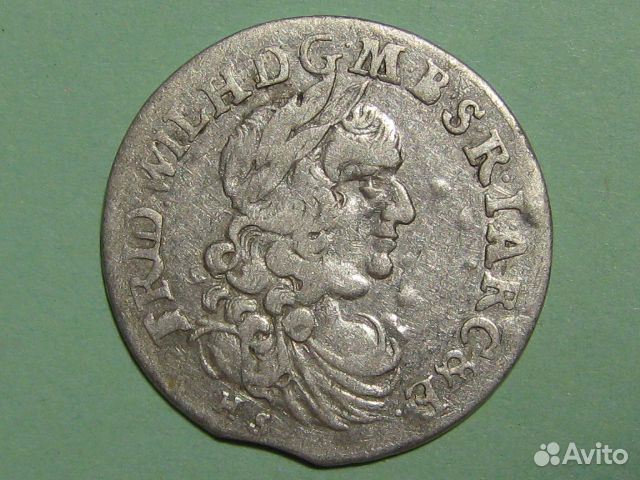 Монеты 6 грошей Бранденбург Пруссия Кёнигсберг