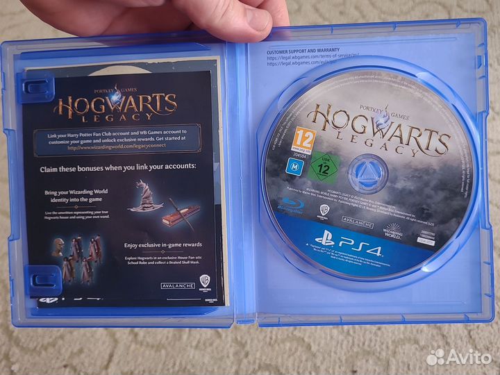 Hogwarts legacy ps4 диск