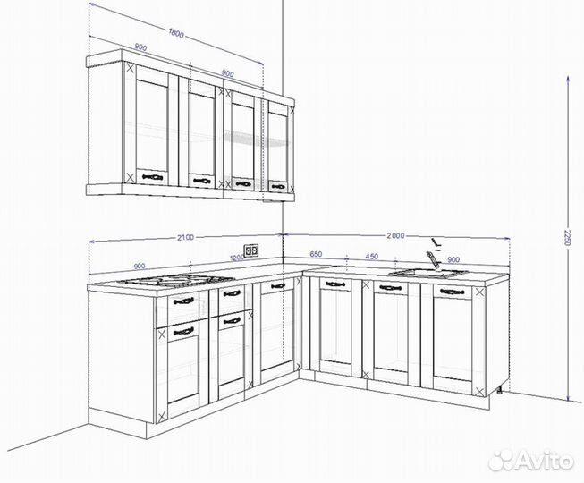 Кухонный гарнитрур напрямую от производителя