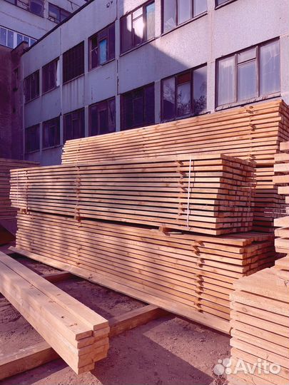 Брус обрезной 100х200х6000мм 1 сорт ГОСТ