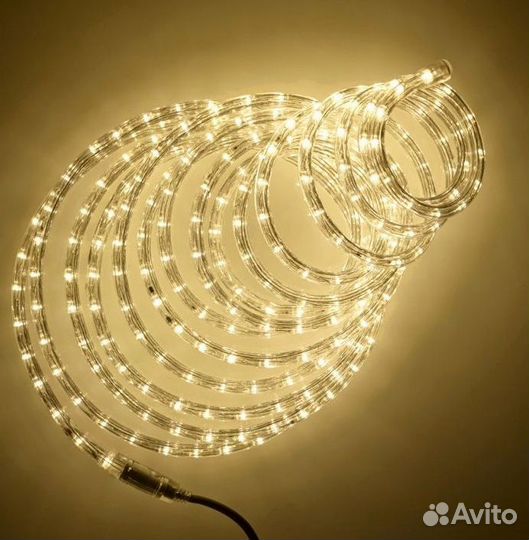 Уличные гирлянды. Освещение фасада