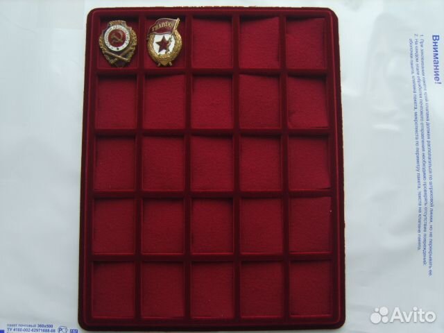Планшет с Поролон. Вставками на 1яч-42ячейки