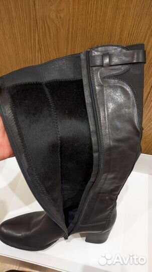 Сапоги женские демисезонные натур. кожа Турция