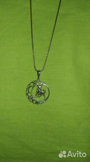 Серебряная подвеска телец