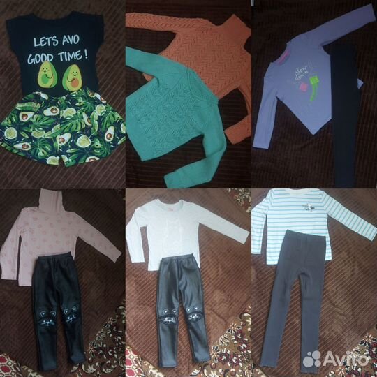 Вещи на девочку размер 122