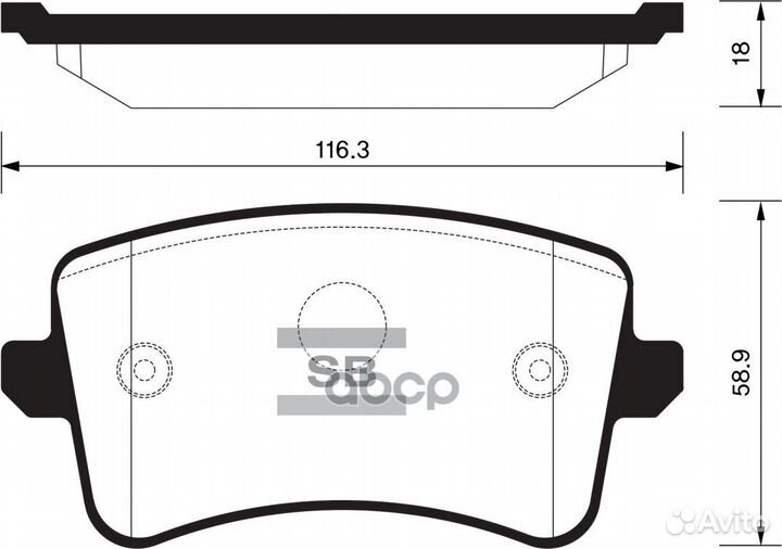 Колодки тормозные дисковые SP2146 Sangsin brake