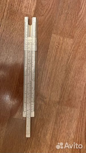 Логарифмическая линейка СССР 1977 г