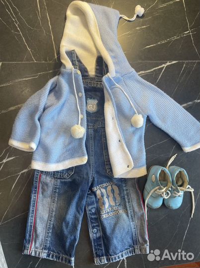 Детские вещи для мальчика (6 мес до 1,5) пакетом