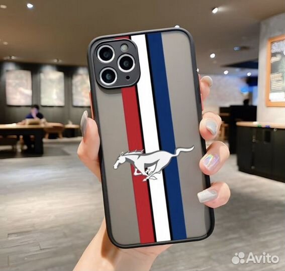 Чехол на iPhone 11. Mustang