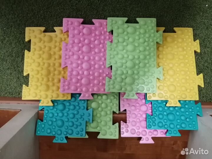 Ортопедический массажный коврик-пазл