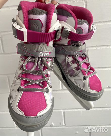 Коньки раздвижные oxelo 35-38