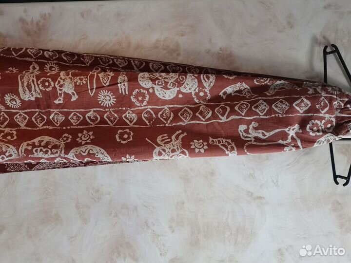 Слинг с кольцами из х/б ткани для новорожденного