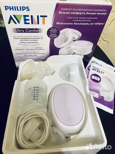 Молокоотсос avent электрический на гарантии