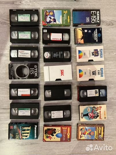 Видеокассеты vhs мультфильмы