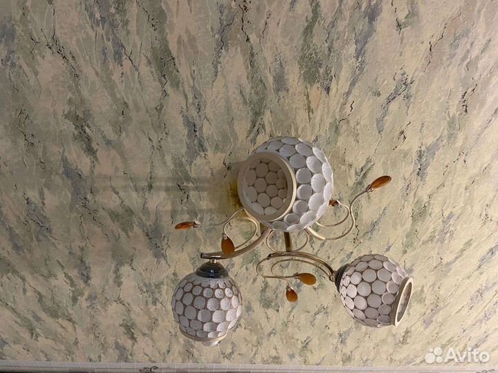 Люстра потолочная бу