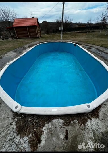 Каркасный бассейн прямоугольный бу