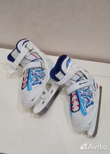 Коньки детские раздвижные 30 31 32 33