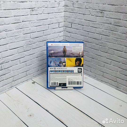 Диск PS4 Mirrors Edge