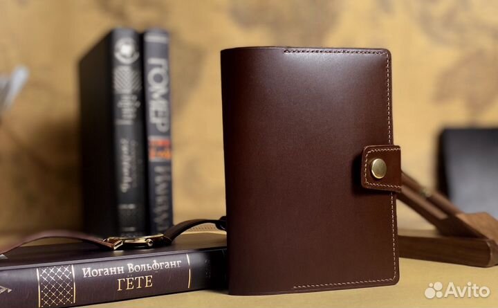 Обложка для документов из Кожи Ручной Работы