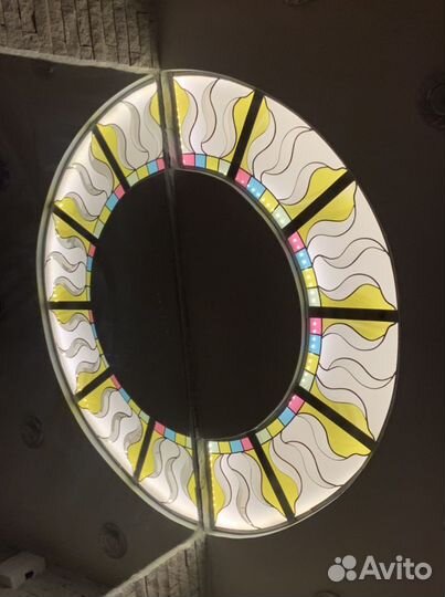 Изготовление витражей в метало-пленочной технике