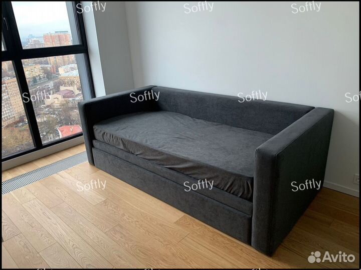 Детская кровать с мягкими бортиками