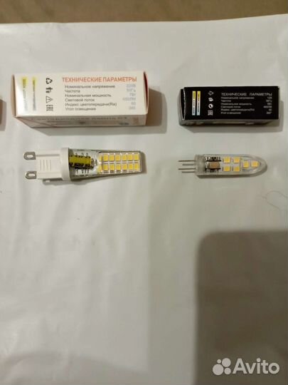 Светодиодные лампочки G4 и G9