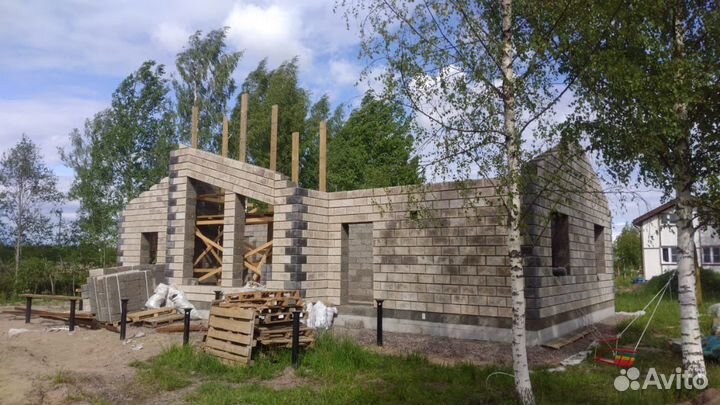 Арболитовые блоки с облицовкой