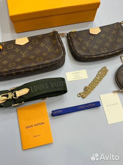 Сумка louis vuitton multi pochette премиум