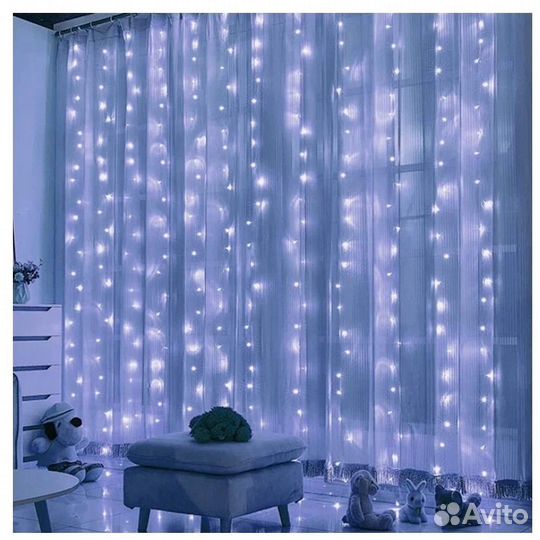 Гирлянда шторка