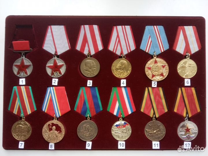 Набор юбилейных медалей с планшетом