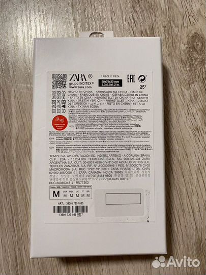 Чехол Zara для AirPods наушников, новый