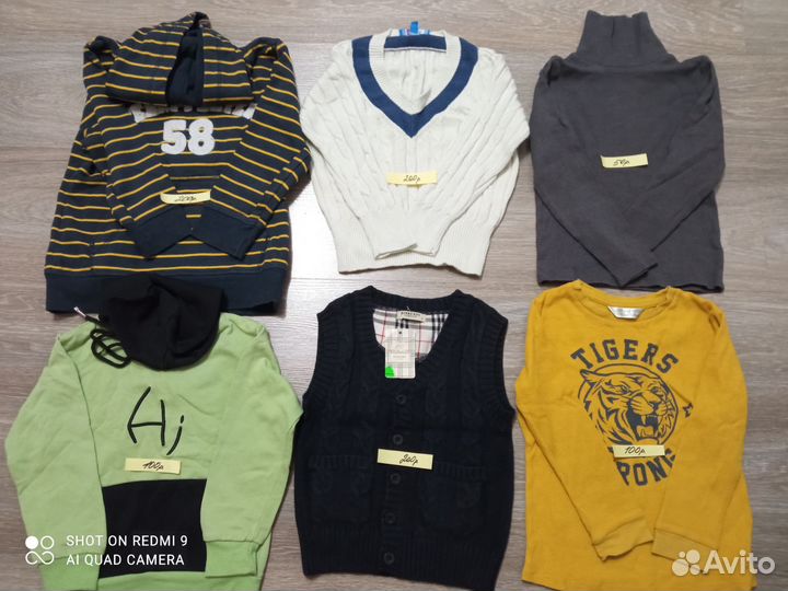 Одежда для мальчика 4-6 лет