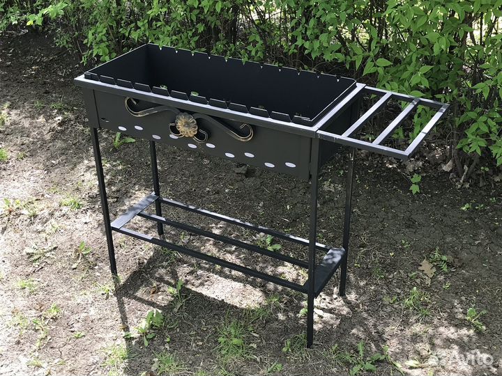 Мангал 2 в 1 разборный / шашлык-плов