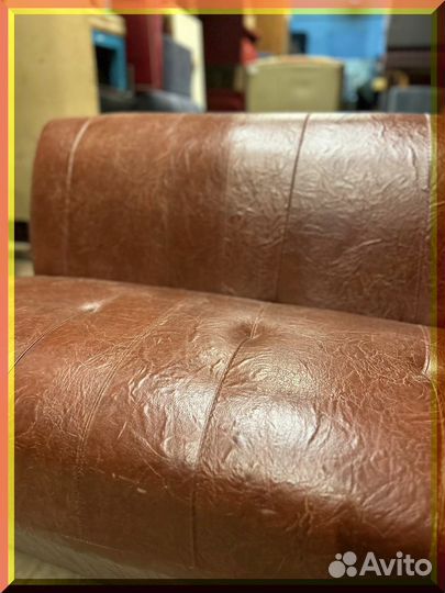 Кресло модульное из кожи