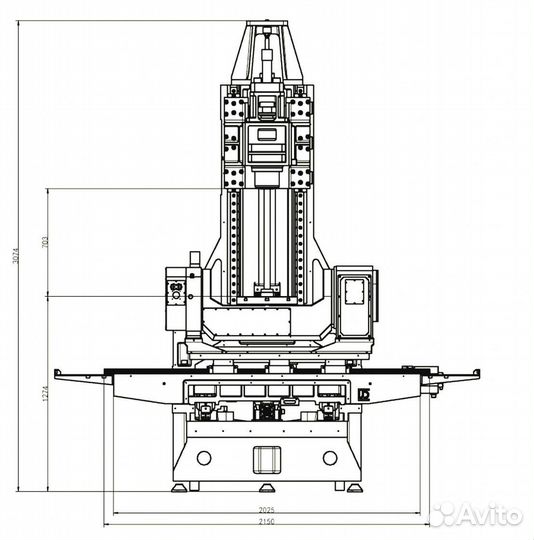 5ти-осевой фрезер jsjd-U450A.T7 siemens чпу