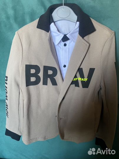 Пиджак с рубашкой