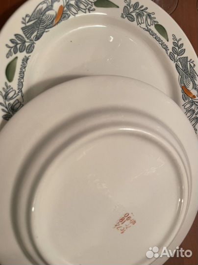 Рюмки фужеры тарелки СССР