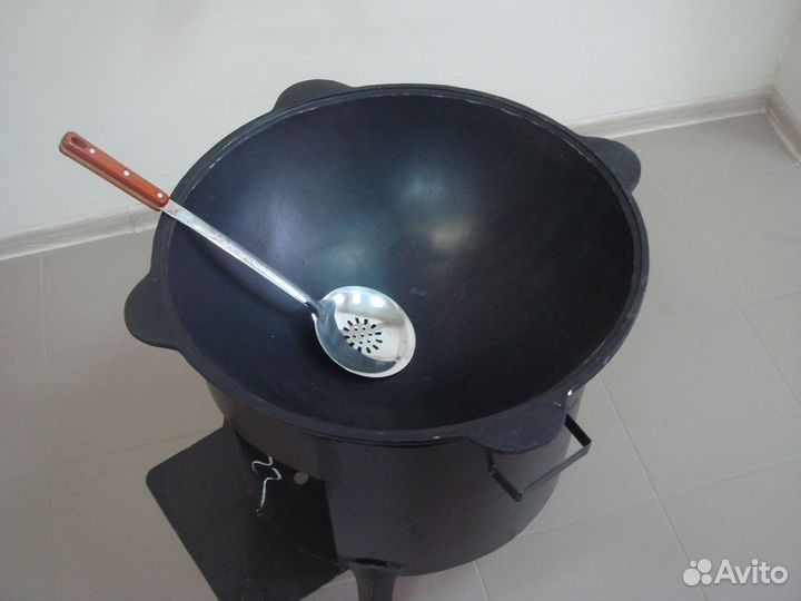 Чугунный казан узбекский