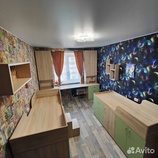 Детская кровать 2х уровневая