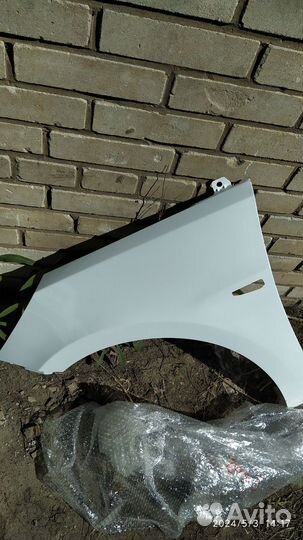 Новое белое крыло Solaris 2017+