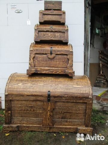 Сундуки,мельница,колодец,детский набор,ключница