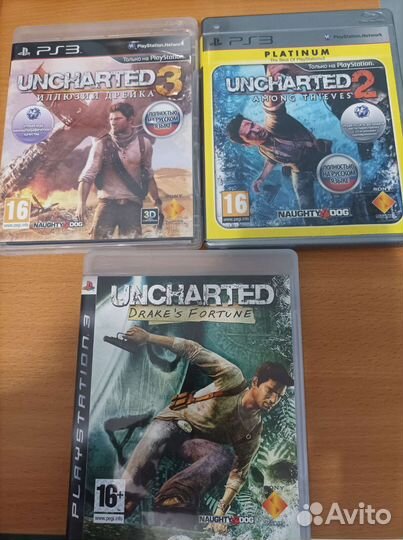 Игры Uncharted 1,2,3 ps3