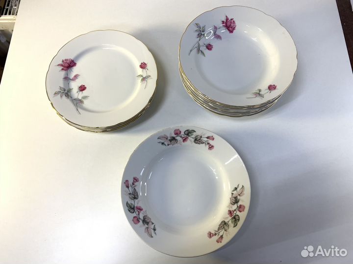 Тарелки фарфор столовые япония